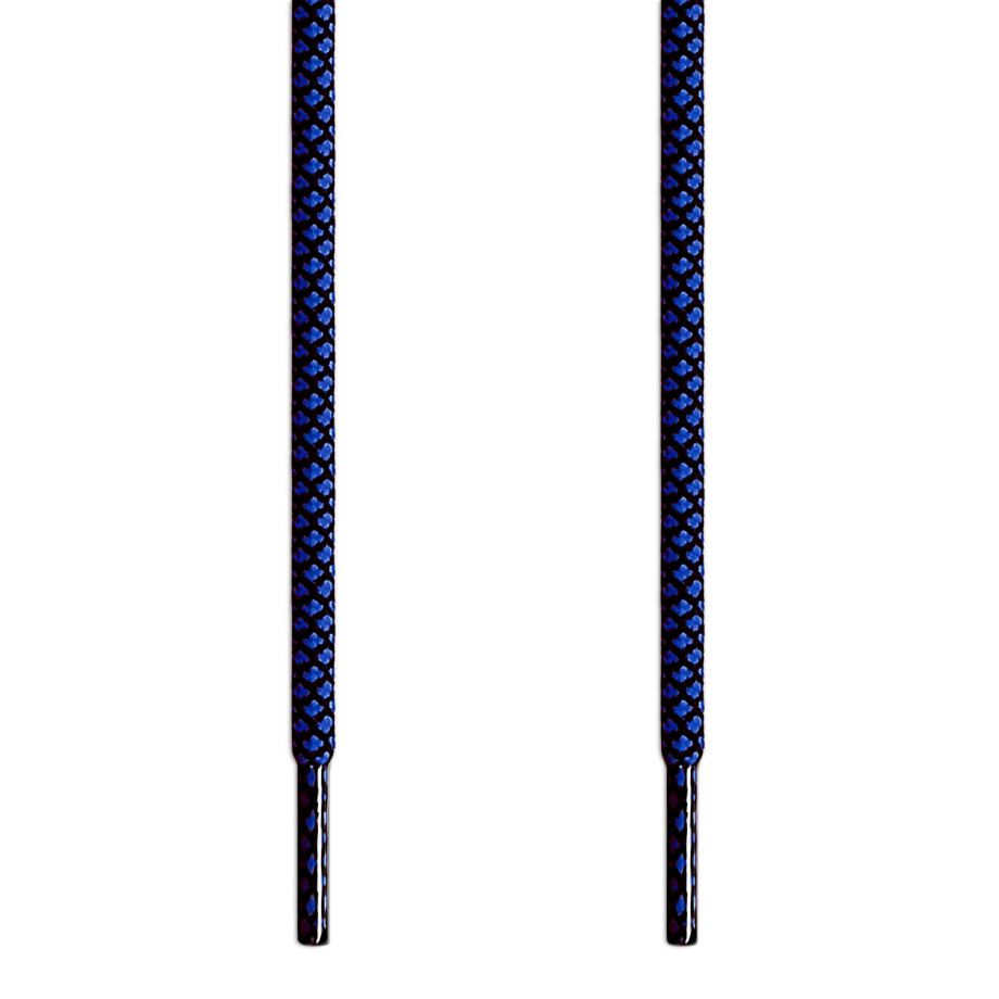 Allegra K Glitzer-Schnürsenkel - Runde, Glänzende Schuhbänder, 160 Cm, Schwarz, Mit Kunststoffspitze